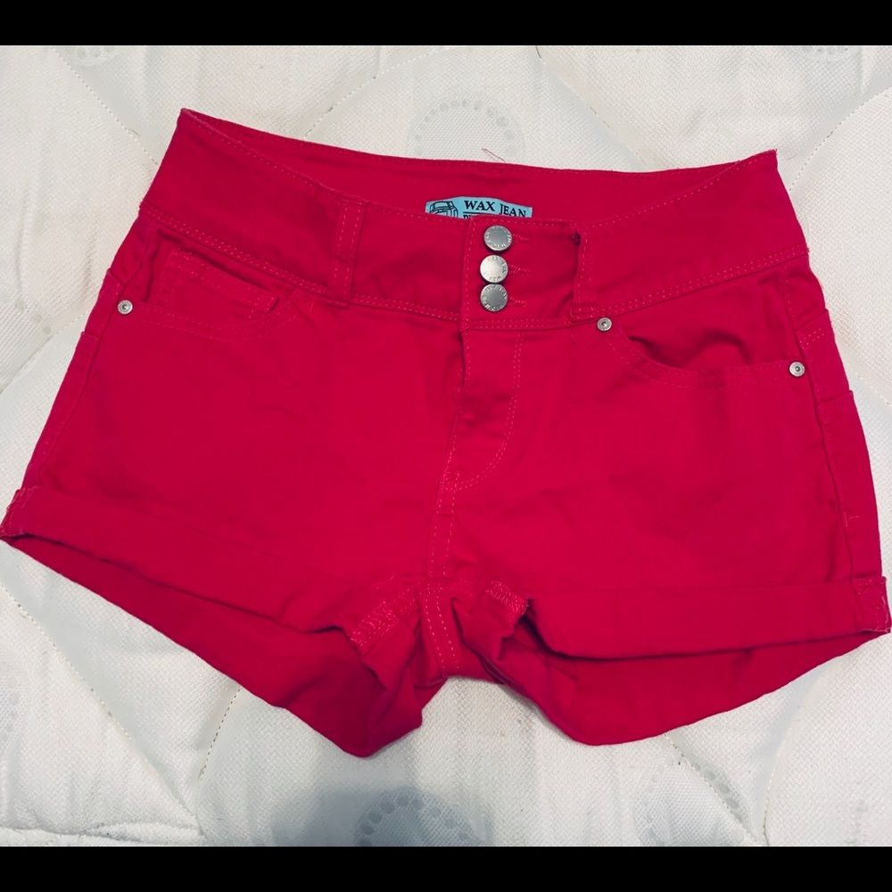 Hot pink shorts